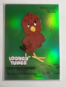 Henery Hawk 2024 Fleer Retro Looney Tunes Precious Metal Gems Green 01/10 PMG - Picture 1 of 2