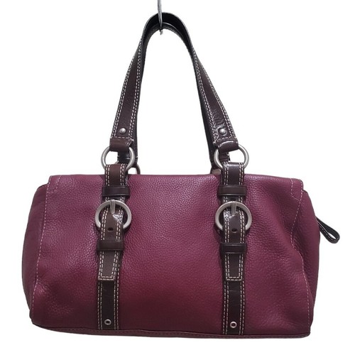 Coach F10887 BORSA CHELSEA IN PELLE CON ZIP PREZZO AL PUBBLICO CONSIGLIATO $358 00 BORSA BORDEAUX ECCELLENTE USATA IN OTTIME CONDIZIONI