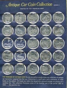 SUNOCO 1968 FRANKLIN MINT ANTIQUE CAR COLLECTION 3 PARTIAL SHE1TS 919 ALUMINUM - Picture 1 of 4