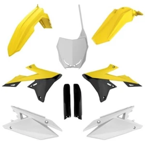 Polisport Suzuki RMZ 250 19-24 RMZ 450 18-24 OEM Plastic Kit WITH FORK GUARDS - Picture 1 of 1