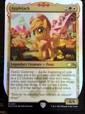 AppleJack FOIL MTG Secret Lair Ponies The Galloping 2 My Little Pony On-Hand NM