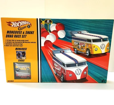 Hot Wheels Classics 2005 Mongoose & Snake Drag Race Set VW BUS ~ NUEVO SELLADO Foto 1 de 4