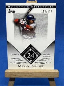 2007 Topps Moments & Milestones Manny Ramirez #134/150 SP Red Sox - Foto 1 di 2