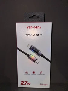 Ven Dens Type C to Lightning 27W MFI certified Cable 1M - Picture 1 of 6
