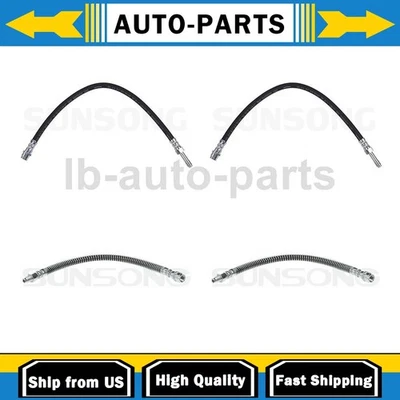 4x Manguera de freno delantera trasera para Mercedes-Benz C63 AMG 6,3 L 2010-2015 Foto 1 de 4