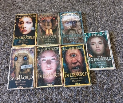Everworld Book Series By K. A. Applegate Lot Of 7 Paperback Books 4 5 7 8 9 11  Foto 1 de 3
