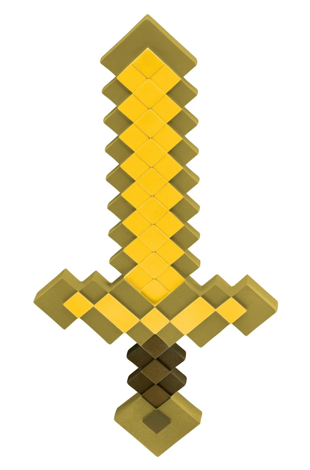 Brand New Minecraft Gold Sword - Image 1 of 1