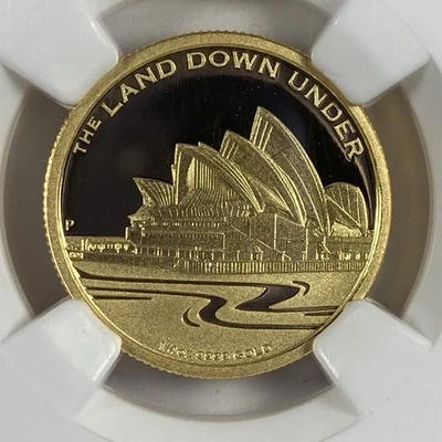 Ouro australiano 2013 US$ 25. NGC PR 69. Ópera. 0,25 oz AGW. - Imagem 1 de 4