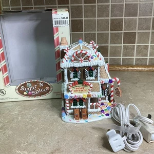 Vintage Lemax Village Sugar 'N Spice Peppermint Lane Post Office - NEW - Picture 1 of 5