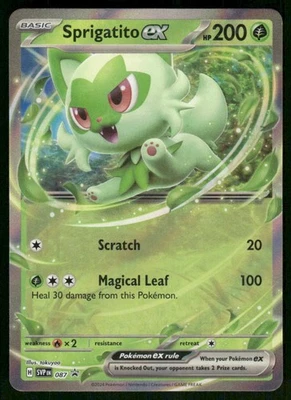 Sprigatito ex - 087 Promo Holo NM Pokemon SV: Scarlet & Violet Promo Cards - Image 1 of 2