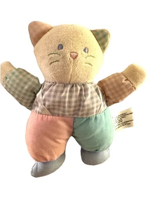 AD Sutton Peluche Gatito Gato Juguete de Peluche Sonajero Pastel Guinga Bebé Lovey De Colección Foto 1 de 4
