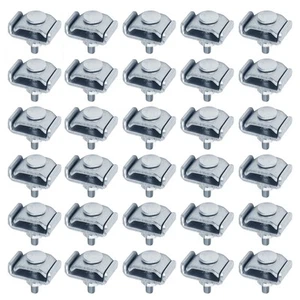 30 Pack Splice Washer Kit, Reinforced Joint Clamp Grid Wall Clips Fit 5/32"-1... - Photo 1/4
