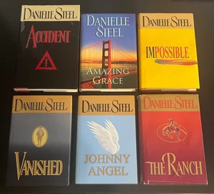 🍒  Danelle Steel HC/DJ Accident Amazing Grace Impossible Vanished Johnny Ranch - Picture 1 of 5
