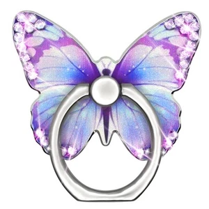 Bling Metal Cute Butterfly Cell Phone Ring Holder 360°Rotation Finger Stand K... - Photo 1 sur 6