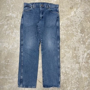 Wrangler Jeans 34x30 Blue Pants Cowboy Cut Western 13MWZ Denim Vintage Work C573 - Picture 1 of 15