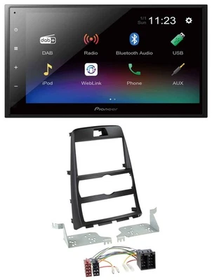 Pioneer USB Bluetooth DAB 2DIN MP3 Autoradio für Hyundai Genesis BK 10-12 - Bild 1 von 4