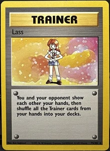 Lass 75/102 Base Set Unlimited 1999 Rare Pokemon TCG LP - Picture 1 of 2