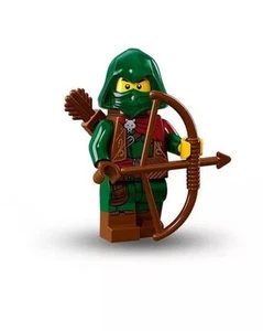 LEGO Minifigura Coleccionable Serie 16 Rogue Archer con Arco 71013 Flecha Verde - Imagen 1 de 1