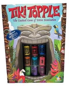 Gamewright Tiki Topple - Das taktische Brettspiel der Totemherrschaft Brettspiel! - Bild 1 von 4