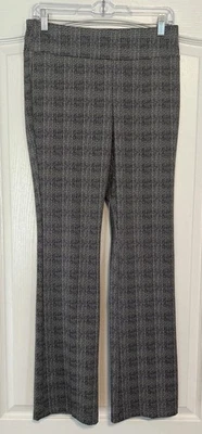 SOHO Apparel Ltd Women's Stretch Workwear Pants Plaid Size Small Elastic Waist - Image 1 of 4
