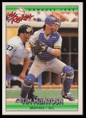 1992 Donruss The Rookies #73 Tim McIntosh - Image 1 of 2