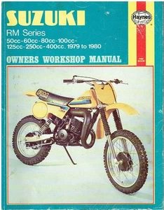 MANUALE OFFICINA SUZUKI RM50N RM60N RM80N RM100N RM125N RM250N & RM400N (1979-80) - Foto 1 di 1