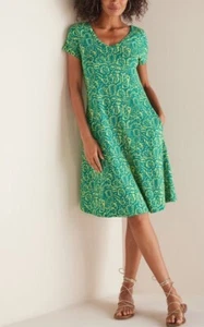 Soft Surroundings Santiago Gaia Kleid Tropical Green Größe S - Bild 1 von 10