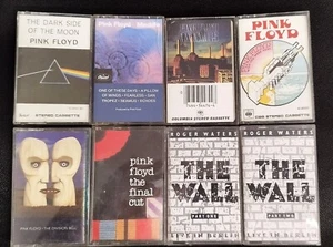 PINK FLOYD + ROGER WATERS SET MIT ACHT AUDIOKASSETTE - Bild 1 von 2