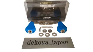 Mulinello da Pesca VALIAL Manico 110mm DRT Argento Manopola Slim GP Blu Aggiornamento Usato Giappone - Foto 1 di 10