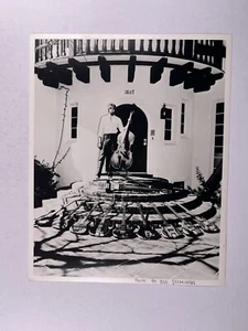 Stanley Clarke Base Collection Photo Original Black And White Press Promo 1980s - Picture 1 of 12