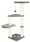 TRIXIE Altea Plush & Sisal 3-Level 46' Cat Tree with Scratching Posts & Cat Toy