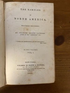 1835 The Rambler in North America 2 volume set - Picture 1 of 7