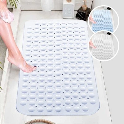 Extra Large Bath Mat Non Slip Bathtub Strong Suction Anti Mold Rubber Shower Mat - Image 1 of 4