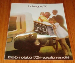 Brochure vendita originale Ford Station Wagon 1970 Falcon Country Squire Torino - Foto 1 di 2