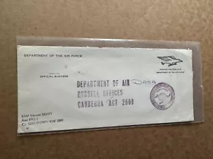 Australia 1971 Cover +RAAF HQ +US Air Force Envelope +Viet Nam War +Free-Frank - Picture 1 of 2