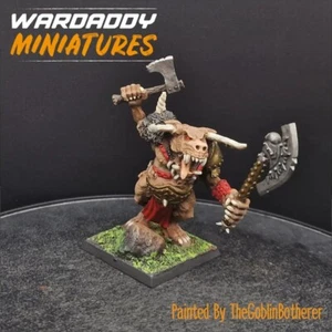 Pro painted Warhammer Fantasy Chaos Minotaur Lord OOP RARE Oldhammer 1980s - Picture 1 of 4