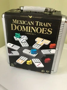 Deluxe Mexican Train Dominosteine Set Cardinal Games Brettspiel Neu! - Bild 1 von 2