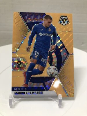 2020-21 PANINI MOSAIC - LaLiga La Liga Orange Flourescent Mauro Arambarri #'d/25 - Image 1 of 3