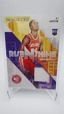 2022-23 AJ GRIFFIN ROOKIE, NBA HOOPS ‘RISE N SHINE’ MEMORABILIA, HAWKS 🔥🏀 - Image 1 of 2