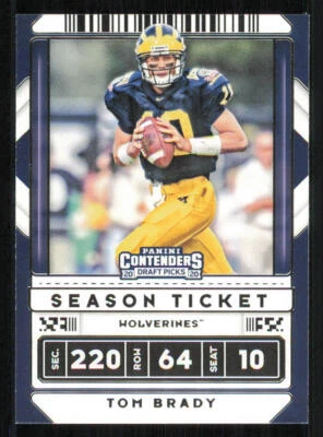 2020 Panini Contenders Draft Picks #97 Tom Brady - Image 1 of 2