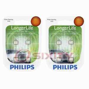 2 pc Philips Map Light Bulbs for Ford Transit Connect 2010-2013 Electrical zo