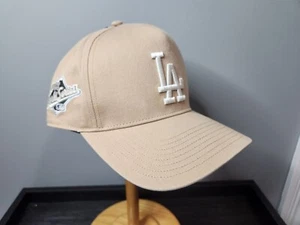 '47 Los Angeles Dodgers 1988 World Series Snapback Hat Cap Brown White - Picture 1 of 5