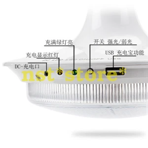 1pcs rechargeable hanging LED bulb emergency home/outdoor camping - Picture 1 of 3