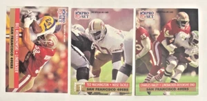 1991 Pro Set #754 Ted Washington DC, RC Rookie San Francisco 49ers - Picture 1 of 2
