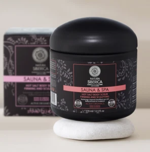Natura Siberica Sauna and Spa Hot Salt Scrub Firming and Sculpting 370ml - Picture 1 of 3