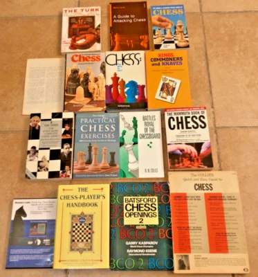 Lot of 13 Chess Books + DVD ~ Strategy, Openings, Traps, Sacrifices, Attacks ++ - Image 1 of 4