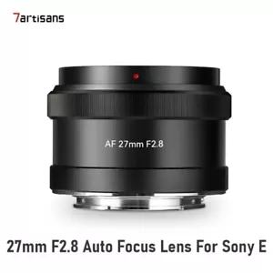 7artisans 27mm F2.8 APS-C Auto Focus Lens for Sony E-Mount Mirrorless Cameras - Picture 1 of 9