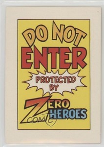 1983 General Mills Zero Heroes Do Not Enter #2 1g9