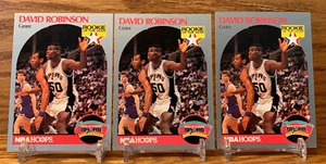 David Robinson 3 Karten SET (2. Jahr) | 1990-91 REIFEN San Antonio Spurs ROY - Bild 1 von 2
