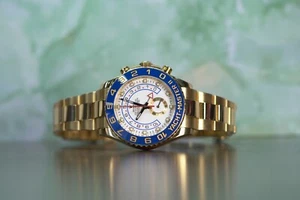 Rolex Yacht-Master II Yellow Gold 44mm White Oyster Watch Only 116688 - Picture 1 of 7